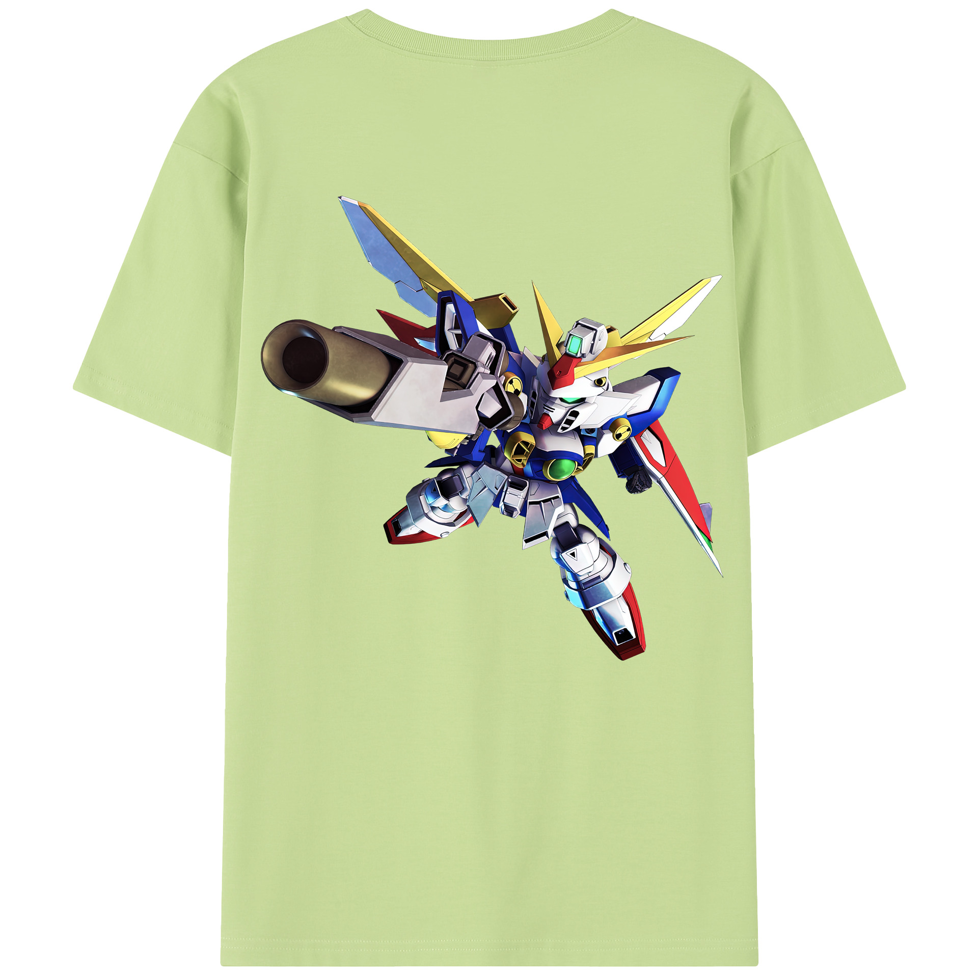（画像用） 機動戦士ガンダム Mobile Suit Gundam 綿100％半袖Tシャツ（背面プリント）